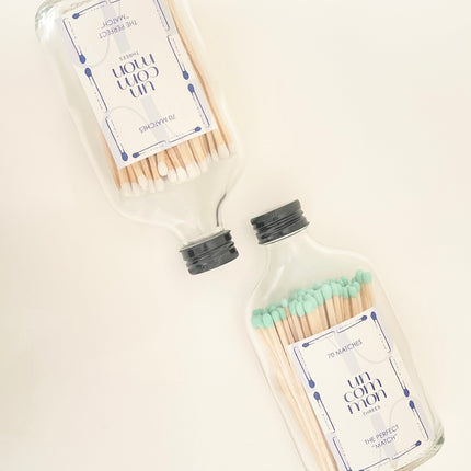 Black Lid Match Bottle