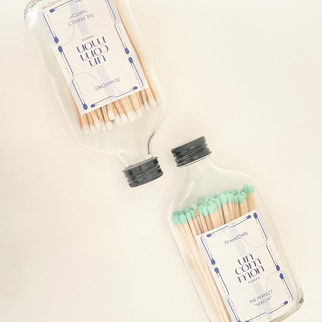 Black Lid Match Bottle