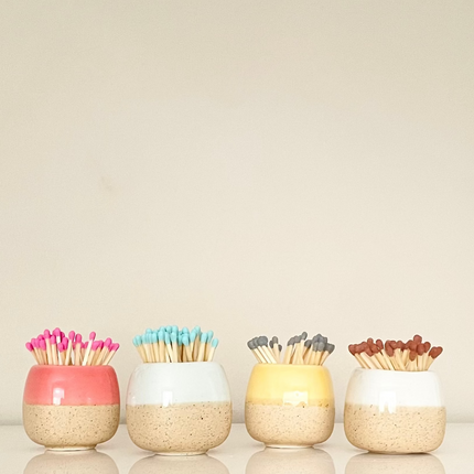 Pastel Match Holder