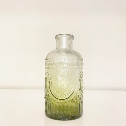 Blue & Green Vintage Glass Vase