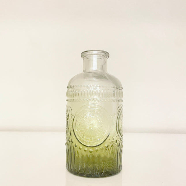 Blue & Green Vintage Glass Vase